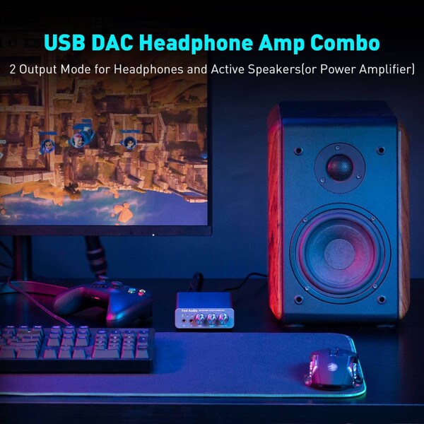 Amazon.com: Fosi Audio K5 Pro Gaming DAC Headphone Amplifier